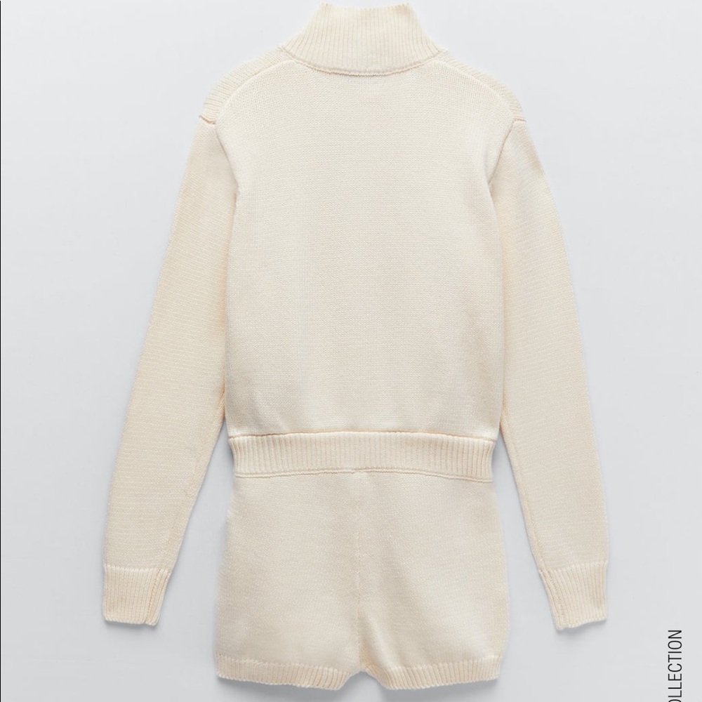 ZARA BNWT Limited Edition Knit Romper Jumpsuit BNWT - Picture 11 of 12